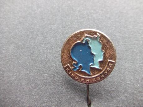 Nederlandsche Zondagsschool-Vereniging (NZV)religie twee kleuren blauw